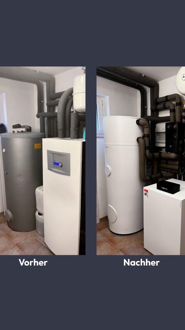 Vorher alt, heute effizient.Diese 18 Jahre alte Sole-Wasser-Wärmepumpe war technisch nicht mehr auf dem aktuellen Stand. Der Wärmetauscher war defekt, die Leistung nicht mehr zeitgemäß.
Deshalb haben wir die bestehende Anlage gegen eine neue Sole-Wasser-Wärmepumpe ausgetauscht. Das Ergebnis: mehr Effizienz, mehr Zukunftssicherheit und eine deutlich bessere Energieausnutzung.
Besonders stark: Die neue Anlage erreicht eine Jahresarbeitszahl von 5,1. Heißt ganz einfach: Aus 1 kWh Strom werden im Jahresdurchschnitt rund 5,1 kWh Wärme.
So geht moderne Heiztechnik heute.0151 11527489
www.larsschenk.de
#wärmepumpe #vorhernachher #energieeffizienz #heizungmodernisieren #eichsfeld